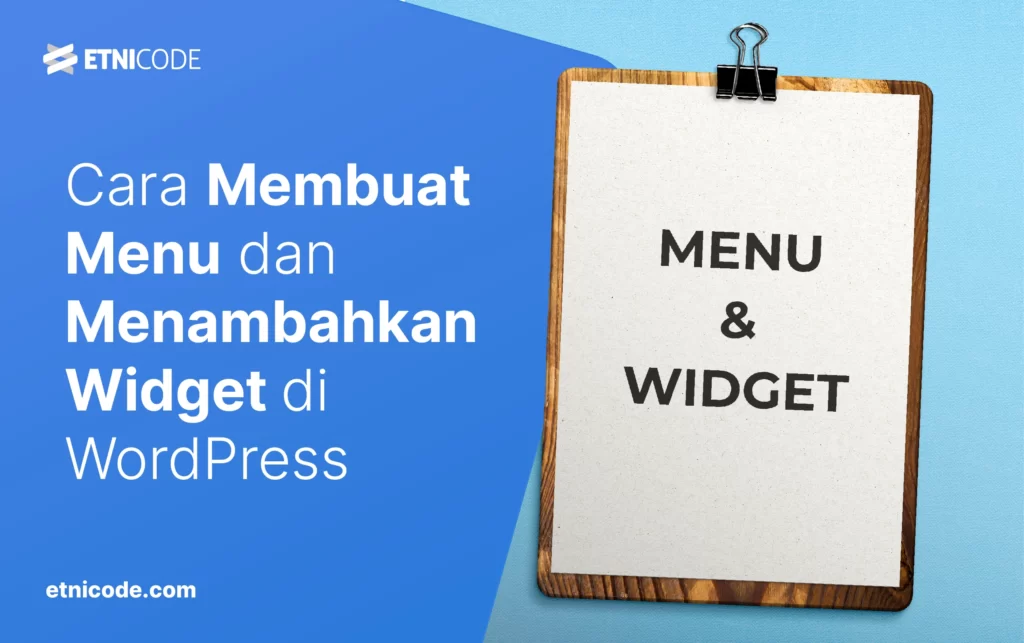 Cara Membuat Navigasi Menu dan Widget